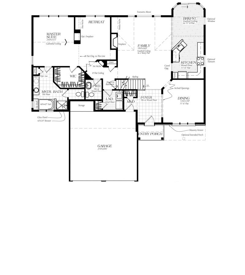 New Homes for Sale in On Your Lot, NY The Augusta at On Your Lot